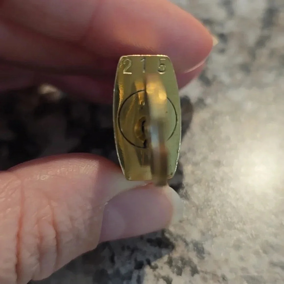 Louis Vuitton Gold Padlock with Key #215 - Picture 3 of 5